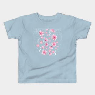 Snowy Sakura Dream Kids T-Shirt